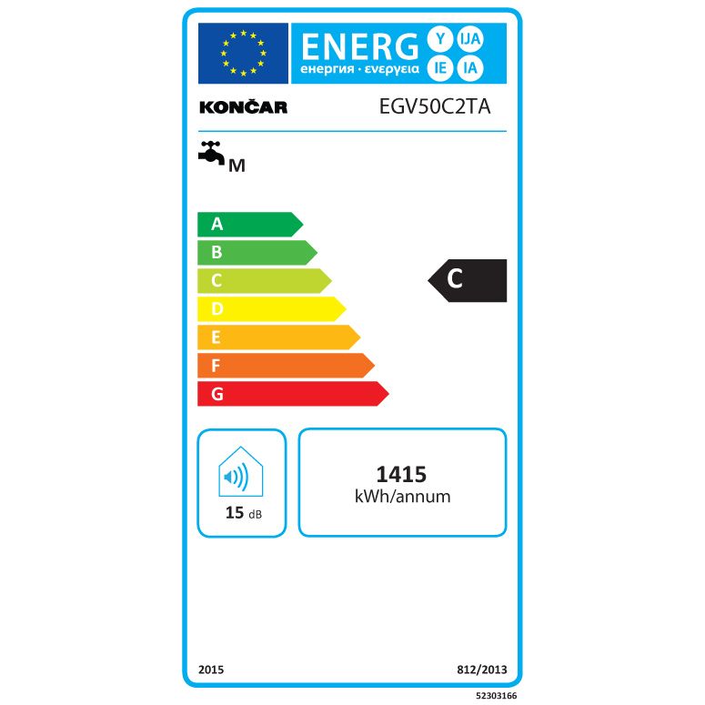 BOJLER EGV50C2TA KONČAR - Slika 2